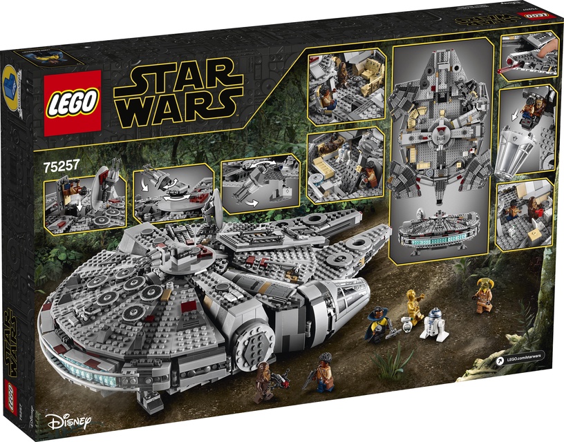 Konstruktor LEGO Star Wars Millennium Falcon™ 75257, 1351 tk