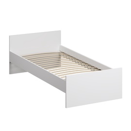 Кровать Domoletti, 90 x 200 cm, белый, с решеткой