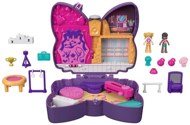 Комплект Mattel Polly Pocket Sparkle Stage Bow Compact HCG17