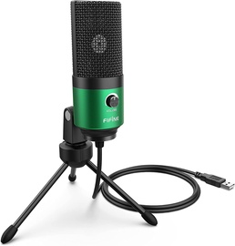 Микрофон Fifine K669B, черный/зеленый