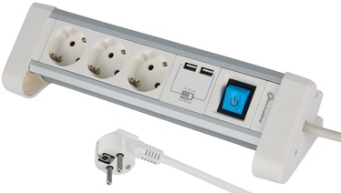 Удлинитель Electraline, 5 места, 2 м
