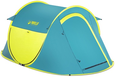 Divvietīga telts Pavillo Coolmount 2 68086, zila/dzeltena