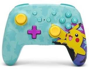 Spēļu kontrolieris PowerA Enhanced (Pokemon Pikachu Paint) Wireless Controller For Nintendo Switch