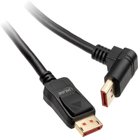 Kaabel InLine DisplayPort - DisplayPort 8K Angled Up 17153O, must, 3 m