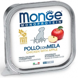 Märg koeratoit Monge Monoprotein Chicken/Apple, kanaliha, 0.15 kg