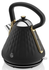 Электрический чайник Swan SK14080BLKN, черный, 3000 Вт (поврежденная упаковка)