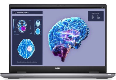 Ноутбук Dell Precision 7680, Intel® Core™ i7-13850HX, 32 GB, 512 GB, 16 ″, Nvidia RTX 2000 Ada, серый