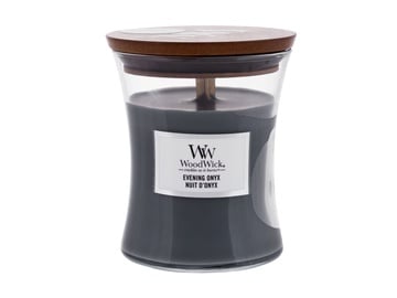 Küünal, lõhna WoodWick Evening Onyx, 100 h, 275 g, 120 mm