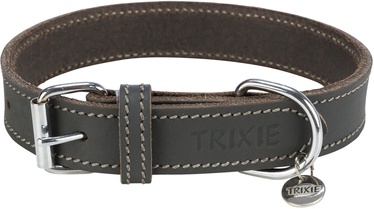 Kaelarihm koertele Trixie Rustic, hall, 570 - 660 mm x 30 mm, L/XL