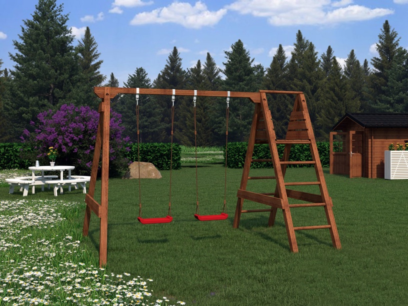 Игровая площадка 4IQ Playground Spruce, 210 см x 306 см x 220 см