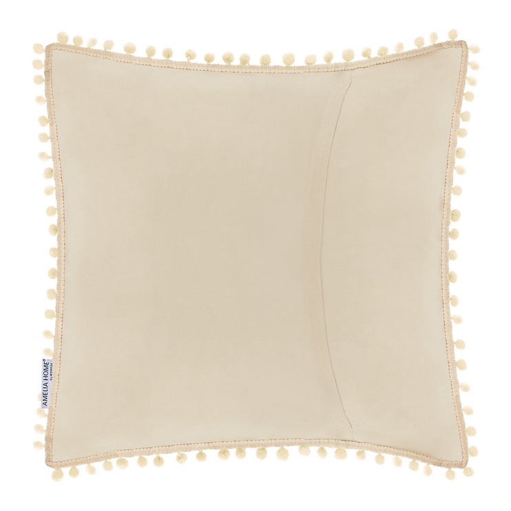 Декоративная подушка AmeliaHome Meadore, бежевый, 45 см x 45 см