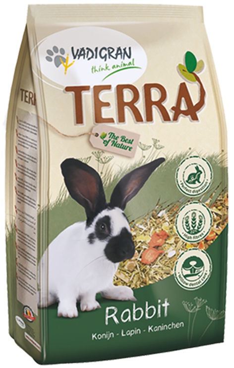 Sausa pārtika Vadigran Terra Rabbit, trušiem, 1 kg