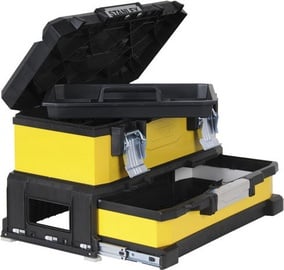 Ящик для инструментов Stanley Tool Box With Drawer, 545 мм x 280 мм x 335 мм, черный/желтый