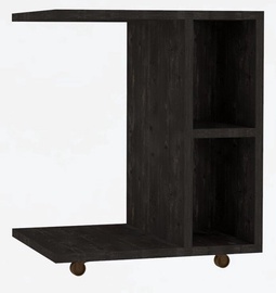 Журнальный столик Kalune Design Amy, антрацитовый, 45 см x 35 см x 50 см