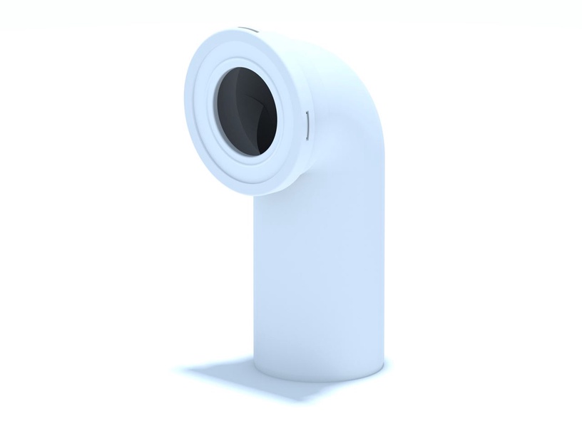 Torupõlv Ani Plast, valge, 305 mm x 75 mm