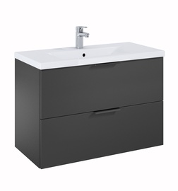 Шкафчик для ванной с раковиной Elita Astra, серый, 40.5 см x 80 см x 53 см