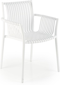 Valgomojo kėdė K492, matinė, balta, 60 cm x 56 cm x 84 cm