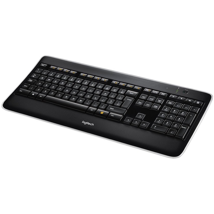 Klaviatūra Logitech K800 EN, juoda, belaidė