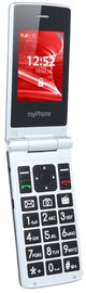 Мобильный телефон MyPhone Tango, 64MB/128MB, серебристый (поврежденная упаковка)/01