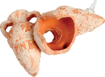 Аэратор Zolux Amphora, oранжевый/бежевый, 5 см