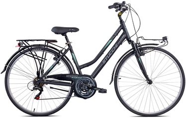 Velosipēds pilsētas Stucchi Newport Lady, 28 ", 18" (46 cm) rāmis, melna