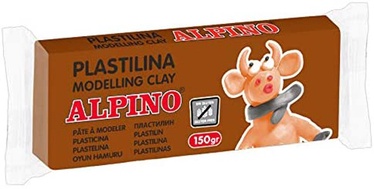 Пластилин Alpino 1ADP00007801, коричневый, 150 г