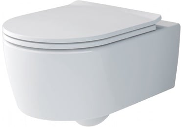 Seinapealne WC-pott Villeroy & Boch Soul 4656HR01, kaanega, 370 mm x 530 mm