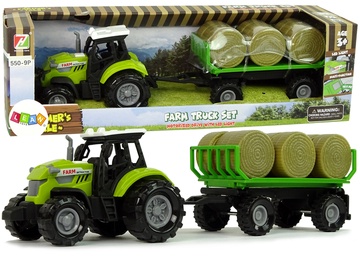 Rotaļu traktors Lean Toys A Farmers Tale 11112, melna/zaļa