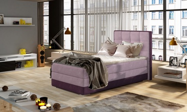 Gulta Aster Soro 61, Soro 65, 90 x 200 cm, tumši brūna, ar matraci, ar režģi