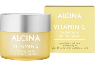 Dienas sejas krēms sievietēm Alcina Vitamin C With Hyaluron, 50 ml