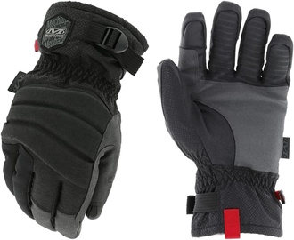 Перчатки зимние Mechanix Wear ColdWork, для взрослых, полиэстер, черный/серый, XXL, 2 шт.