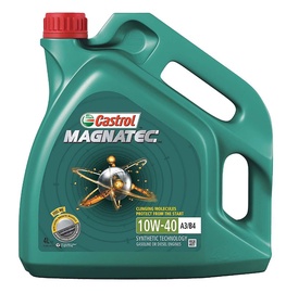 Машинное масло Castrol Magnatec 10W - 40, полусинтетическое, для легкового автомобиля, 4 л