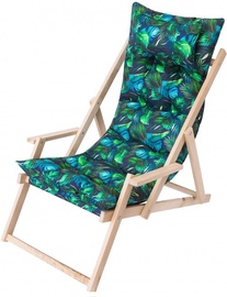 Садовый стул Hobbygarden Marlena, синий/зеленый, 101 см x 53 см x 94 см