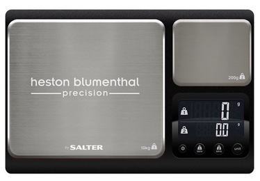 Elektrooniline köögikaal Salter Heston Blumenthal Precision Dual Platform 1049A HBBKDR, must