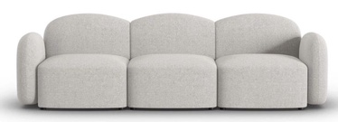 Dīvāns Micadoni Home Blair, gaiši pelēka, 872 x 87 cm x 80 cm