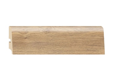 Плинтус D3308, 250 см x 8.5 см x 1.6 см, дубовый