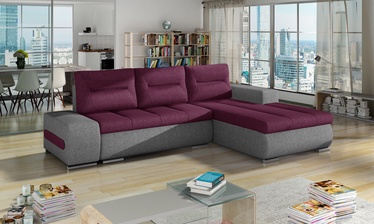 Stūra dīvāns Ottavio Lars 68, Lars 98, violeta, labais, 180 x 275 cm x 85 cm