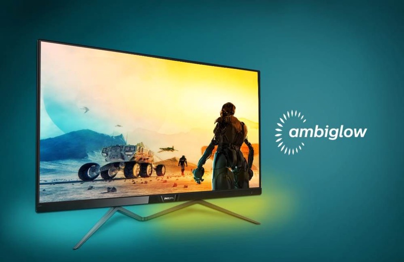 Monitor Philips 4K HDR With Ambiglow 436M6VBPAB/00, 42.5", 4 ms