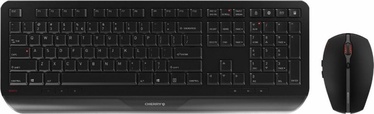 Komplekts CHERRY JD-7000EU-2 EN, melna, bezvadu