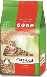 Kassiliiv puitlaast- (tõmbub kokku) Cat's Best Eco Plus Original Wooden Cat Litter, 13 kg