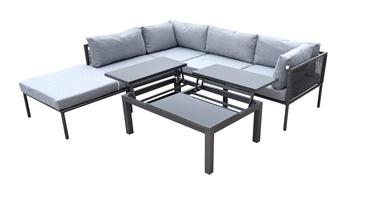 Комплект уличной мебели Masterjero UNT-R-737, серый, 1-6 места