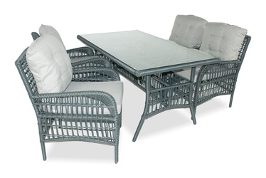 Комплект уличной мебели Floriane Garden Lady 134JML1167, серый, 1-4 места