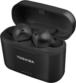 Belaidės ausinės Toshiba AirHush, juoda