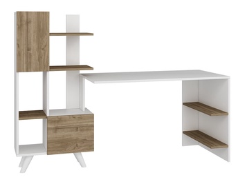 Galds Kalune Design Alis, balta/valriekstu