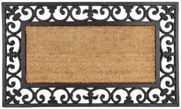Durų kilimėlis Besk, juodas/smėlio, 75 cm x 45 cm