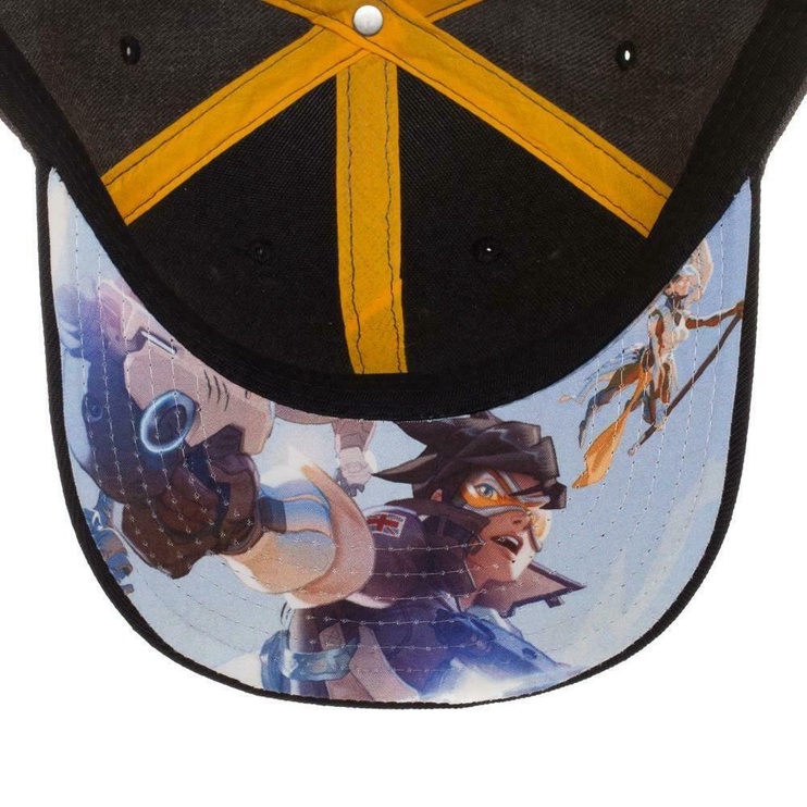 Cepure Overwatch Embroidered Logo, melna/pelēka