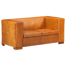 Diivan VLX Real Leather, pruun, 69 x 145 cm x 68 cm