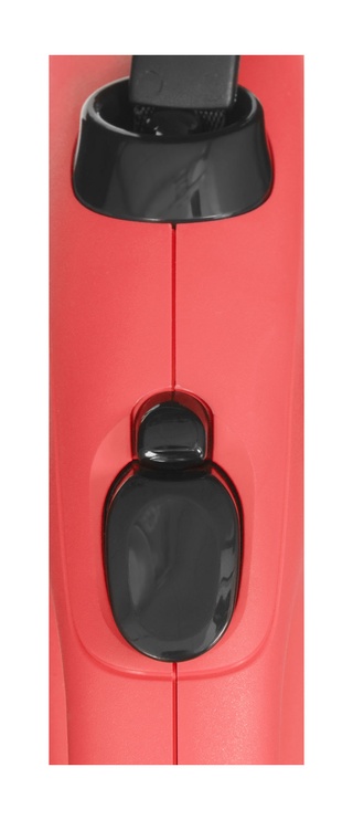 Automatinis pavadėlis Flexi New Classic Tape, juodas/raudonas, L 5m