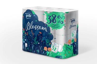 Туалетная бумага Grite Blossom, 3 сл