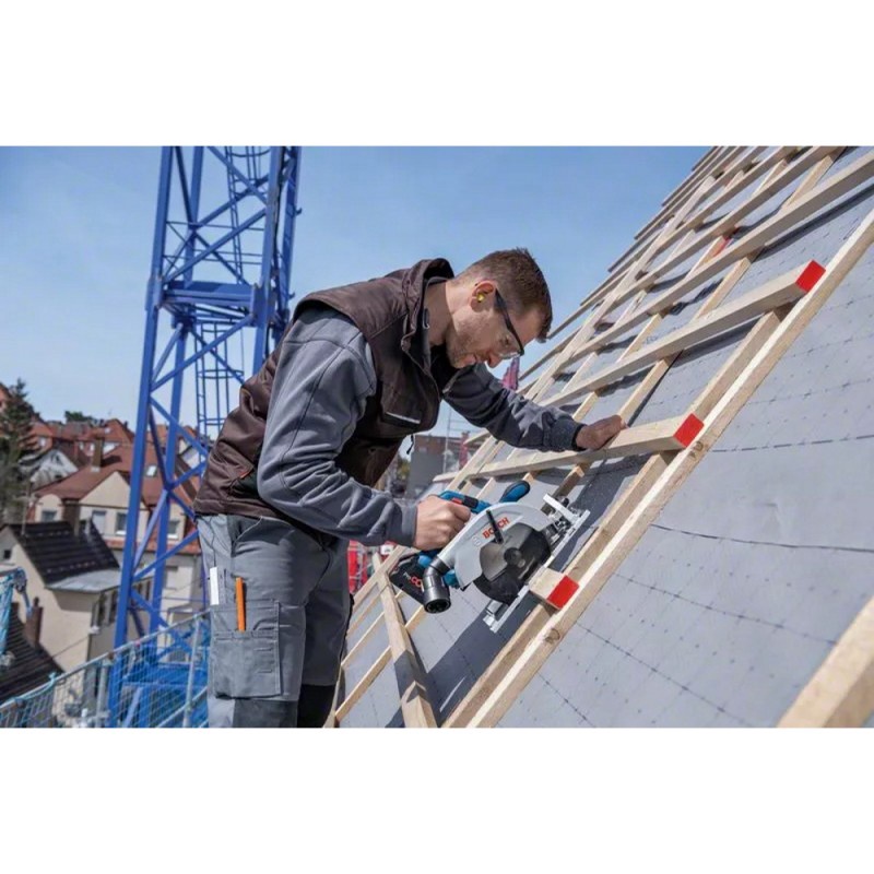 Аккумуляторная циркулярная пила Bosch Professional GKS 18V-57-2, 18 В
